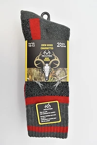 Real tree Men's Full-Cushioned Socks 2-Pack