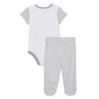LOVE Ellen DeGeneres Infants' Unisex Footed Pant 2-Piece Set