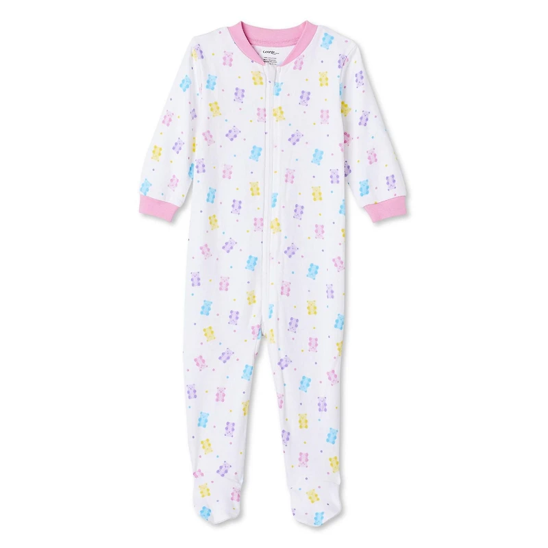 George Baby Girls' Full-Zip Sleeper