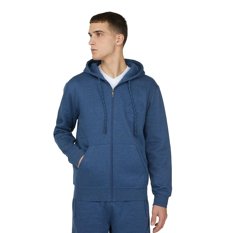 Sweat à capuche zippé en molleton MEXX pour hommes