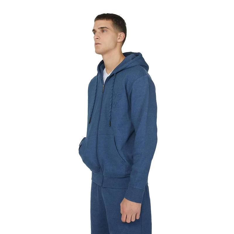 MEXX Fleece Zip Front Hoodie for Men