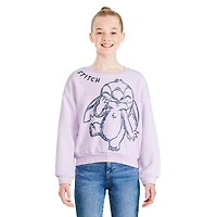 Disney Girls' Stitch Fleece Popover