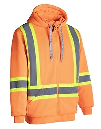 Chandail à capuche de sécurité avec doublure matelassée