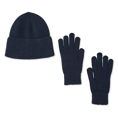 Ensemble 2 pièces avec tuque George pour hommes Taille unique