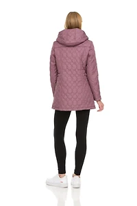 Swiss Alps Women's Quilted Hooded Jacket