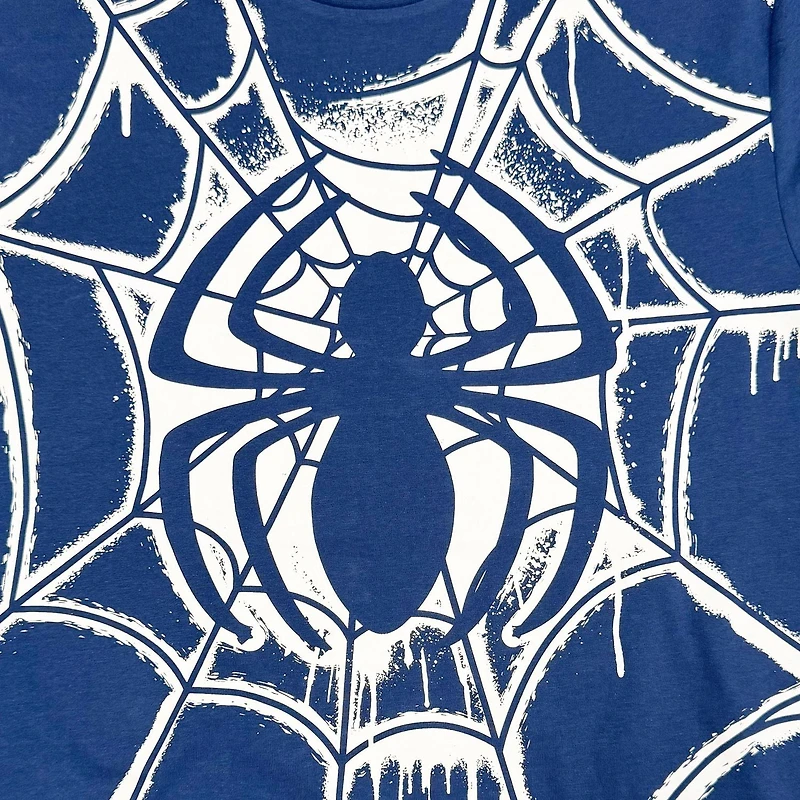 Marvel T-shirt à manches courtes Spider-man Spray Web pour hommes