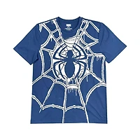 Marvel Mens Spider-man Spray Web Short Sleeve T-Shirt
