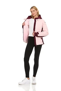 Veste de ski ceinturée Swiss Alps pour femmes