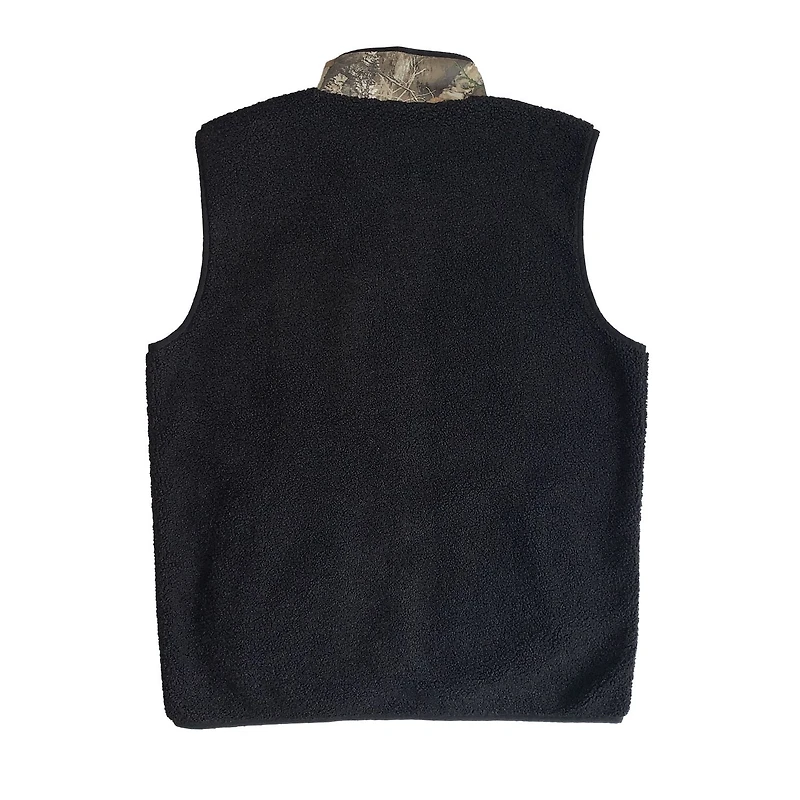 Gilet zippé en sherpa Real Tree Teddy