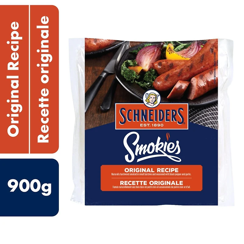 Saucisson fumé original Smokies Schneiders 900 g