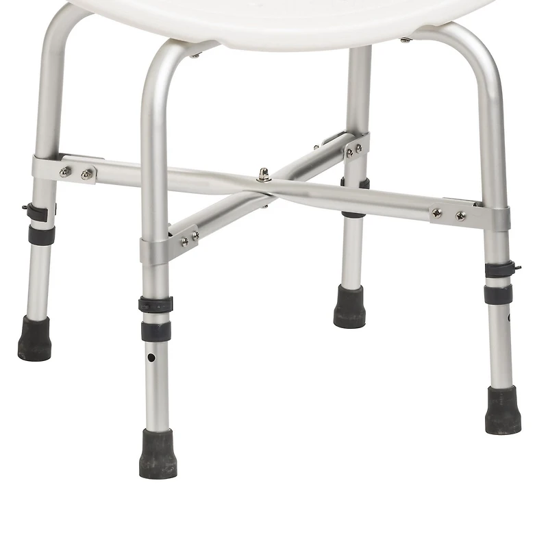 Drive Medical White Bariatric Heavy Duty Bath Bench with Backrest
