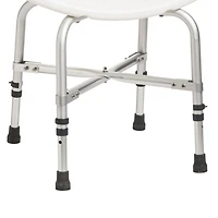 Drive Medical White Bariatric Heavy Duty Bath Bench with Backrest