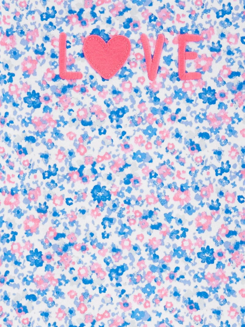 Ensemble pyjama pour grand enfant Carter's Child of Mine - Bleu fleuri