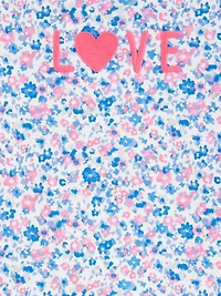 Ensemble pyjama pour grand enfant Carter's Child of Mine - Bleu fleuri