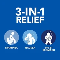 Gastrovol Gélules liquides 3-en-1 pour la diarrhée, les nausées et les maux d'estomac - 16 capsules (pack de 1)