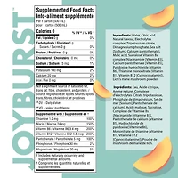 Joyburst Hydratation Pêche, 4 x 500 ml 4 x 500 ml