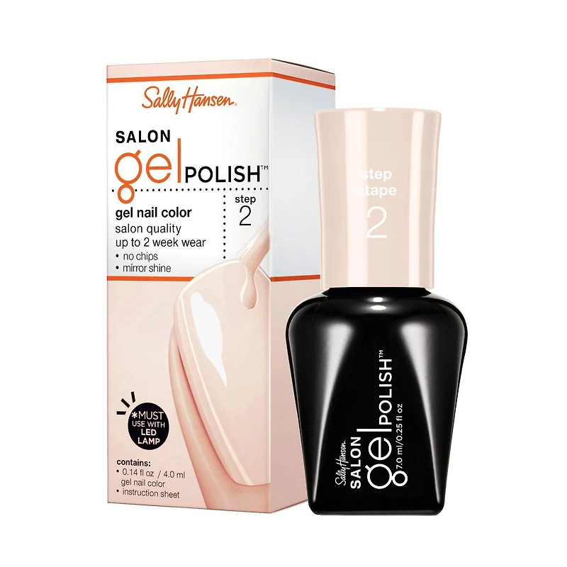 Vernis à ongles Gel Salon Gel Polish™, Résultats de salon en 3 étapes, couleurs vibrantes, anti-éclats, jusqu'à 2 semaines de tenue Manucure en gel à domicile