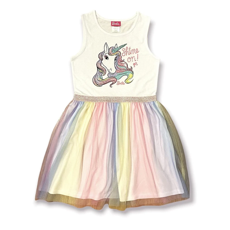 Barbie Robe sans manche style Tutu pour filles.
