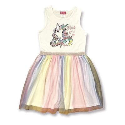 Barbie Robe sans manche style Tutu pour filles.