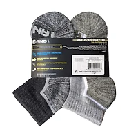 AND1 Boys' Ankle Socks 8-Pack, Size S-M