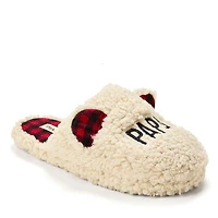 Dearfoams Cozy Comfort Men's Papa Bear Slippers<br>