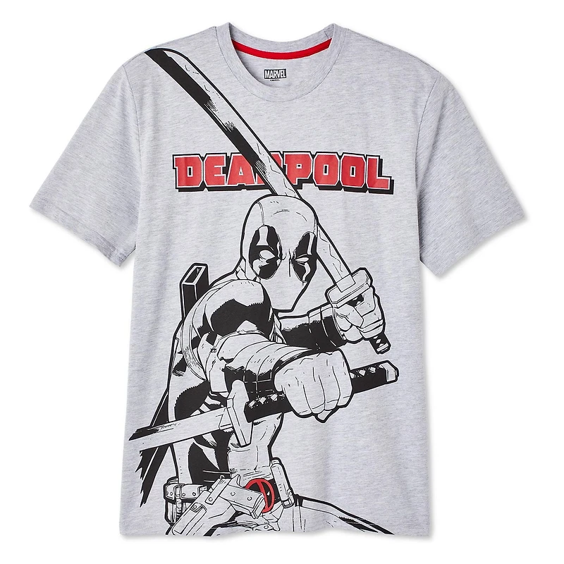 Marvel Men's Deadpool Short Sleeve Tee