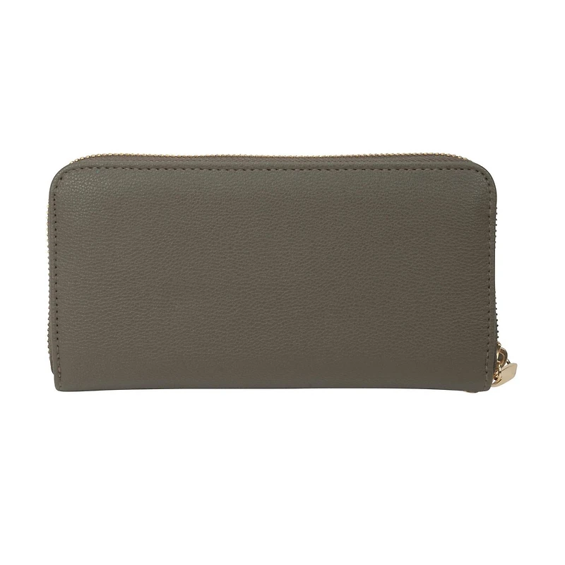 Time And Tru Zip Around Wristlet Wallet