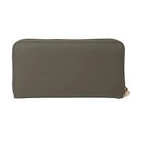 Time And Tru Zip Around Wristlet Wallet