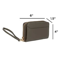 Time And Tru Medium Zip Around Wallet
