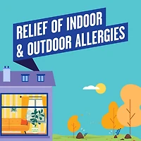 Reactine Extra Strength Antihistamine Tablets - 10mg Cetirizine Hydrochloride - 24 Hour Allergy Relief Medicine, 48 Count