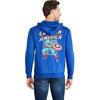 Haut à capuchon Captain America Marvel pour hommes