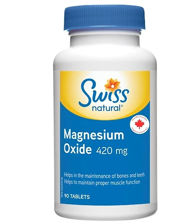 Oxyde de magnésium Swiss Natural 420 mg Minérale prête à travailler pour vous