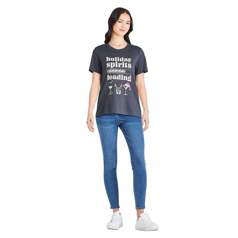 George Women's Christmas Short Sleeve Tee