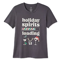 George Women's Christmas Short Sleeve Tee