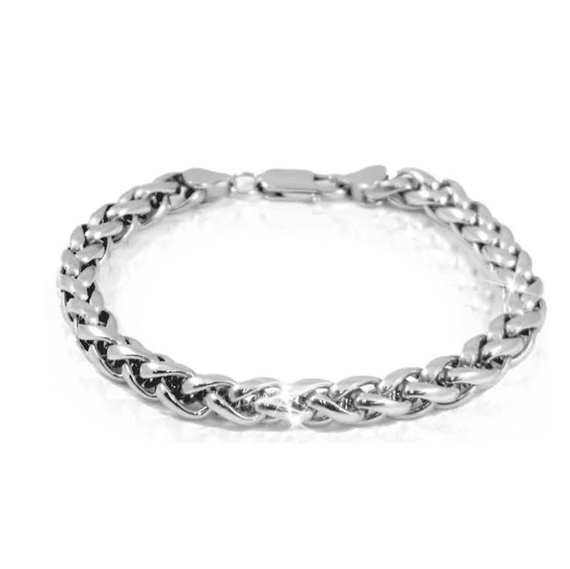 Stingray men's high polished braided bracelet