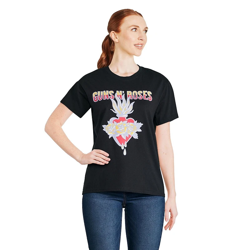 Guns N' Roses Women's Boyfriend Tee, Sizes XS-XL
