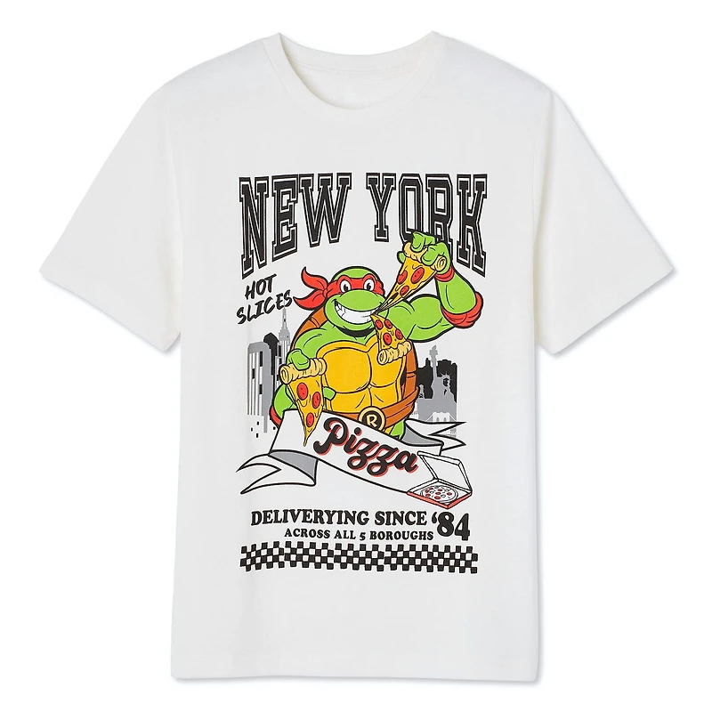 T-shirt à imprimé graphique Les Tortues Ninja pour garçons Tailles TP–G