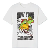 T-shirt à imprimé graphique Les Tortues Ninja pour garçons Tailles TP–G