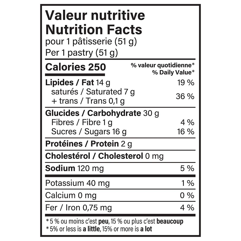 Pâtisseries feuilletées Passion Flakieᴹᴰ aux trois fruits de Vachonᴹᴰ 305 g