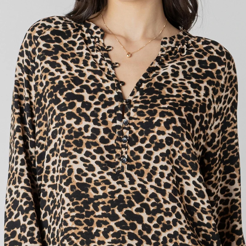 Devoted blouse à manches longues boutonnée