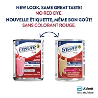Ensure Plus, Meal Replacement, Complete Balanced Nutrition, Strawberry, 12 x 235 mL Can