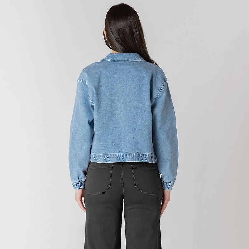 Devoted veste en jean à manches longues avec poches