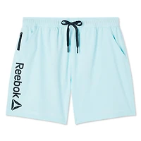 Reebok Men's Solid Logo 7 Inch Boardshort