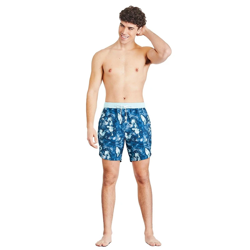 Reebok Men's Printed 7 Inch Boardshort