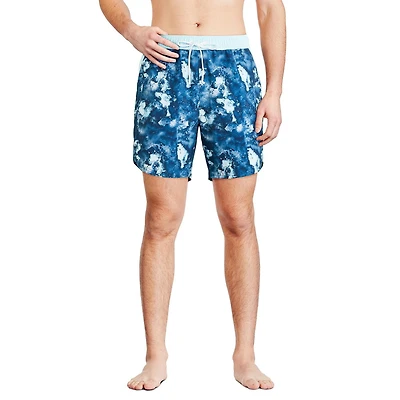 Reebok Men's Printed 7 Inch Boardshort