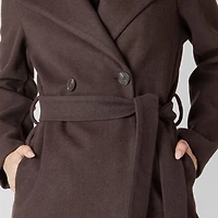 Devoted veste à capuche, manches longues et coupe A-line, avec ceinture