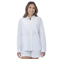 Secret vêtements de nuit Chemise classique oversize en popeline