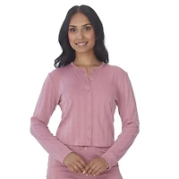 Secret vêtements de nuit Cardigan boutonné en pointelle