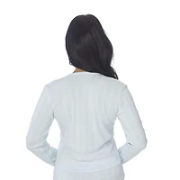 Secret Pointelle Button Cardigan