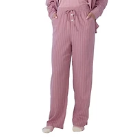 Secret Sleep Flannelette Pinstripe Pants - Online exclusive